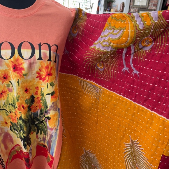 Isaac Morris Bloom Where You Are Planted Custom Quilted Shirt OS - Picture 2 of 7